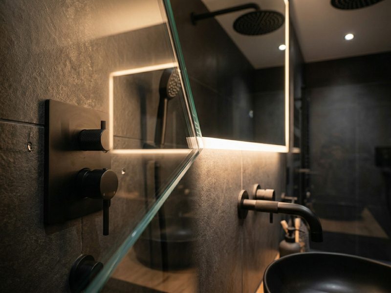 Bodengleiche Walk-in Dusche - barrierefreies Bad von Bauvia Concept