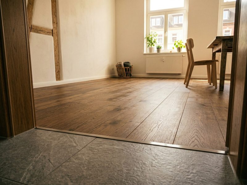 Neu verlegter Parkettboden, ausgeführt von Bauvia Concept