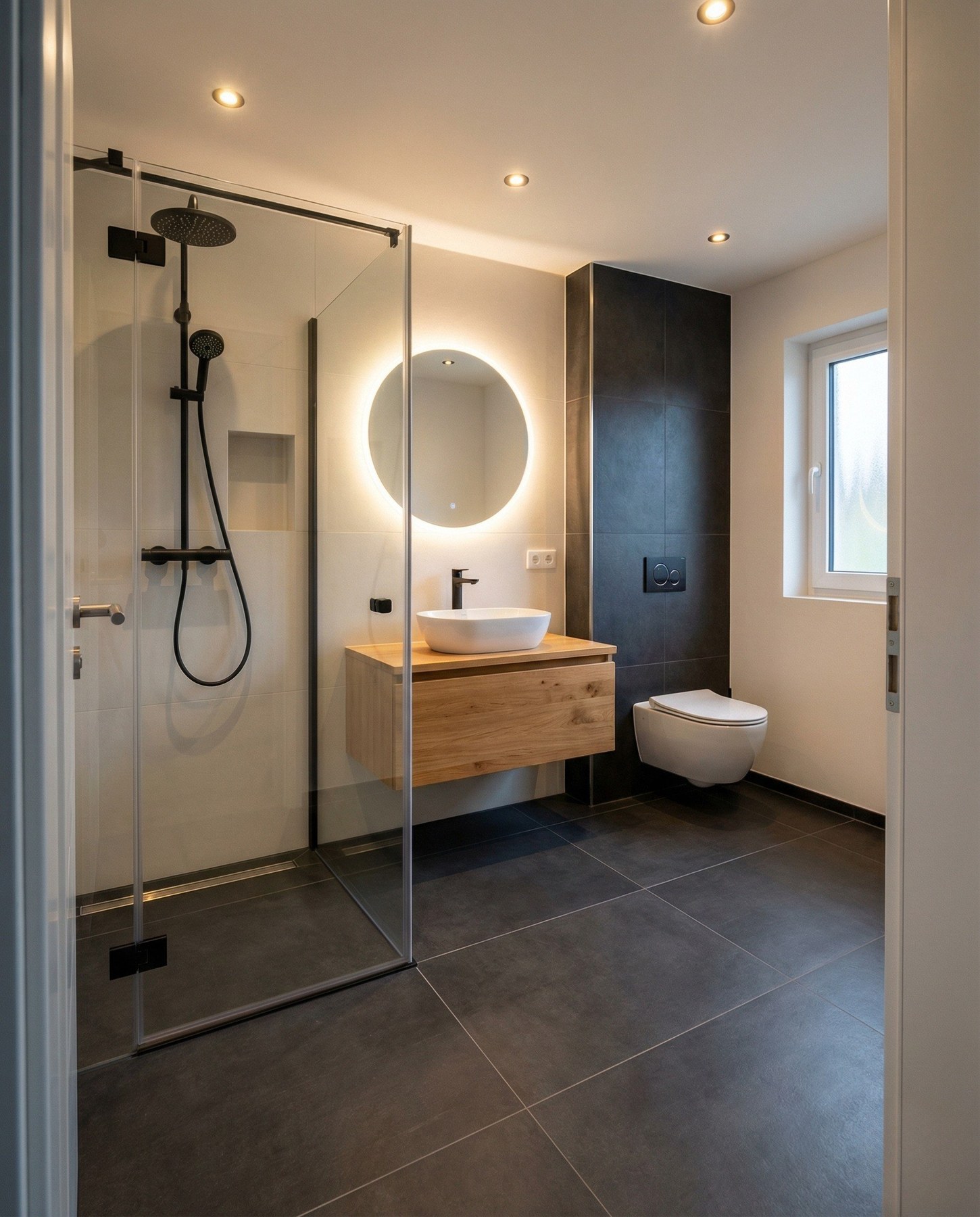 Badsanierung Zirndorf mit moderner Walk-in Dusche